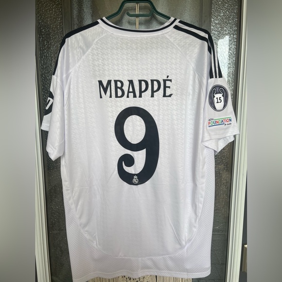 Real Madrid Mbappe Soccer Home Jersey - Size XL Men Fan Version - Picture 3 of 7